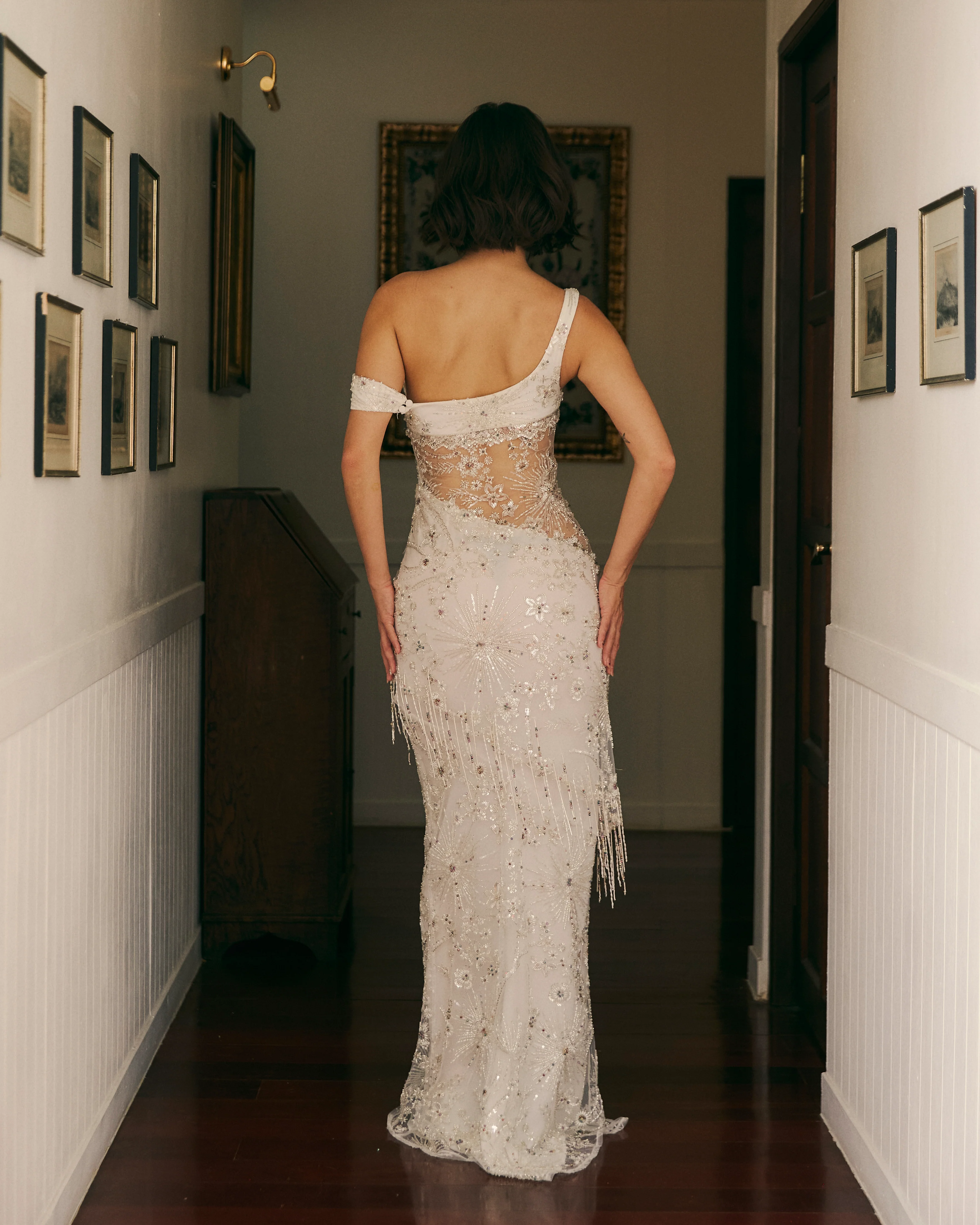 Amira Maxi Dress White - Image 3