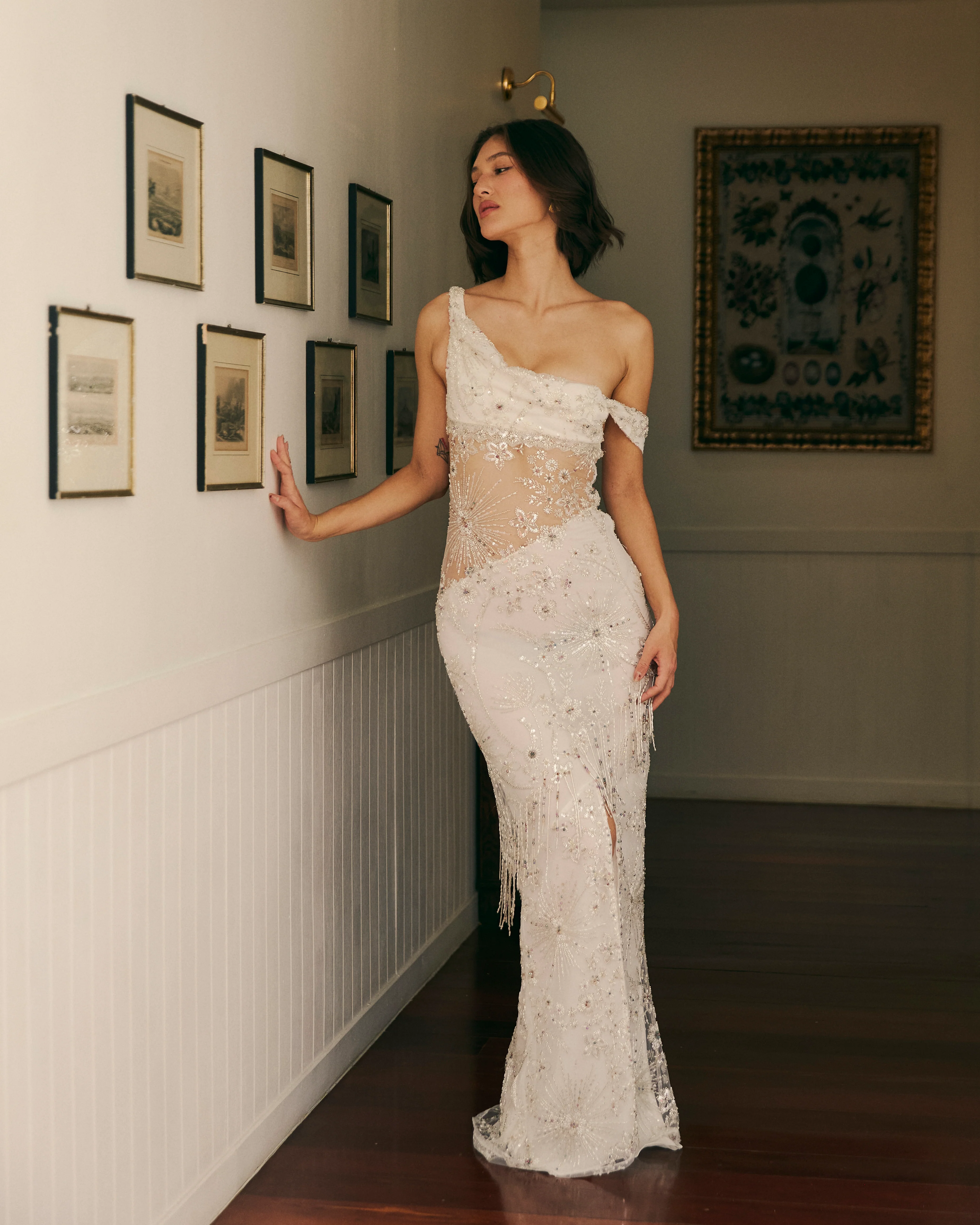 Amira Maxi Dress White - Image 5