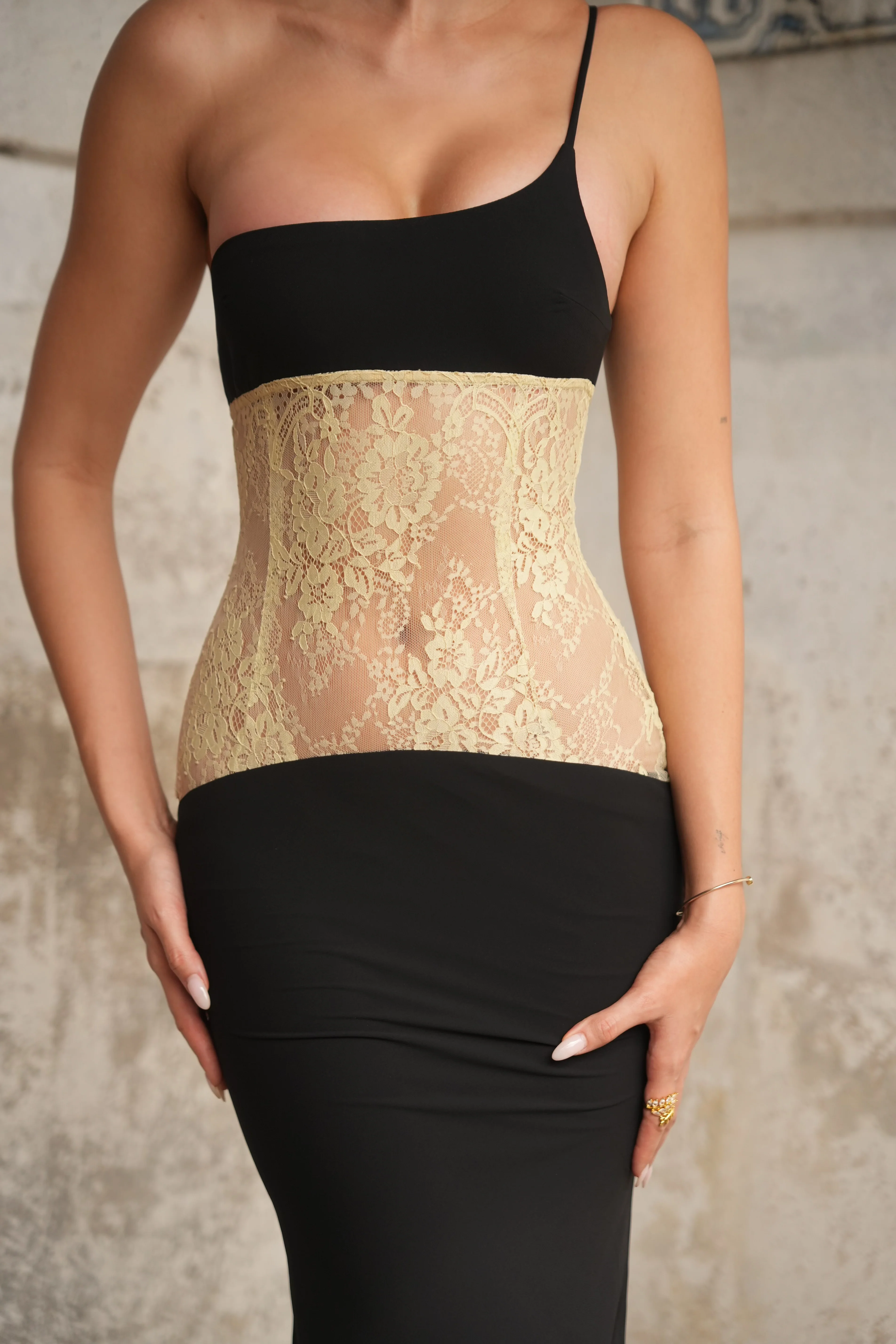 Anya Maxi Dress Black - Image 3