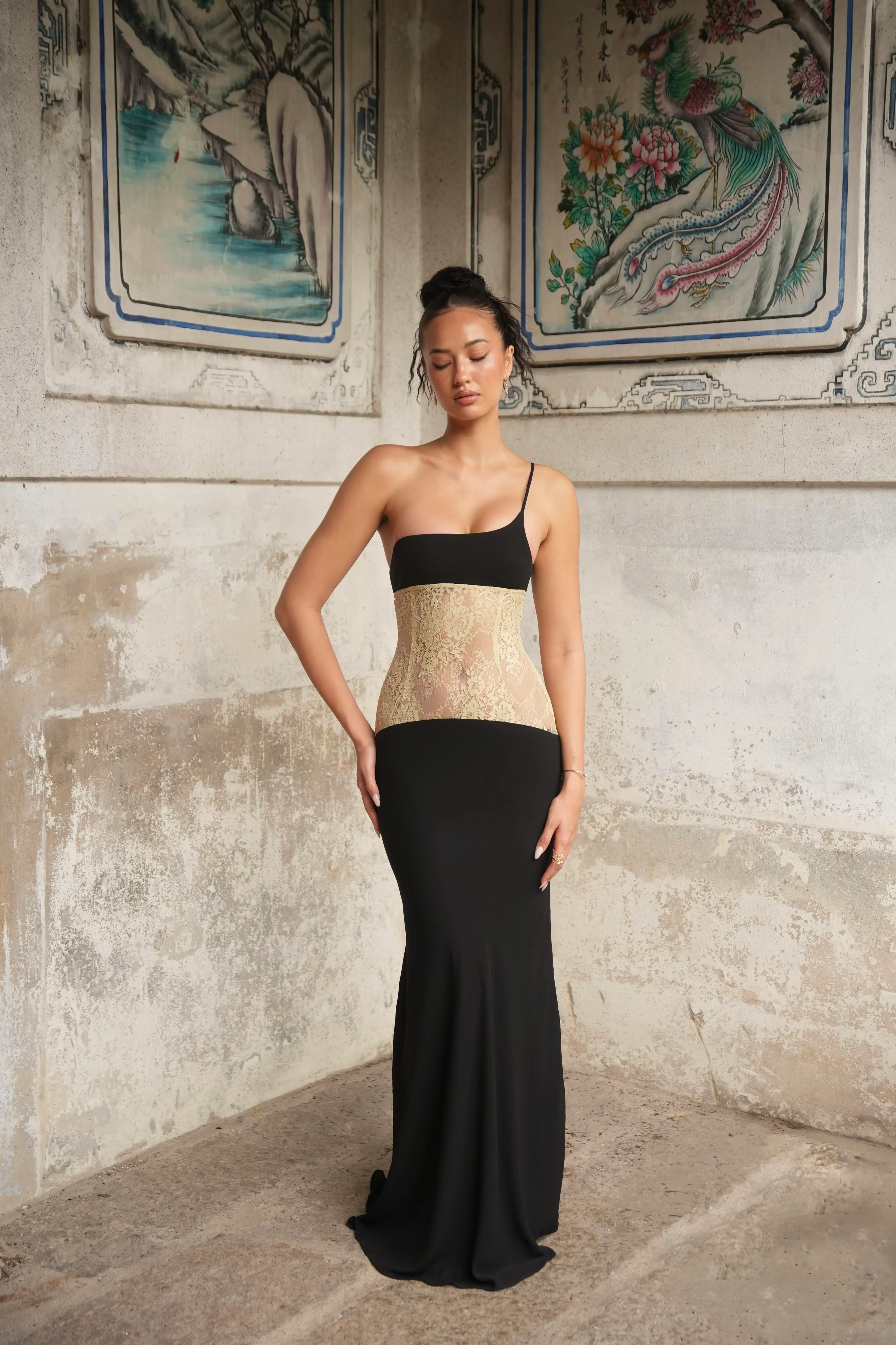 Anya Maxi Dress Black - Image 6