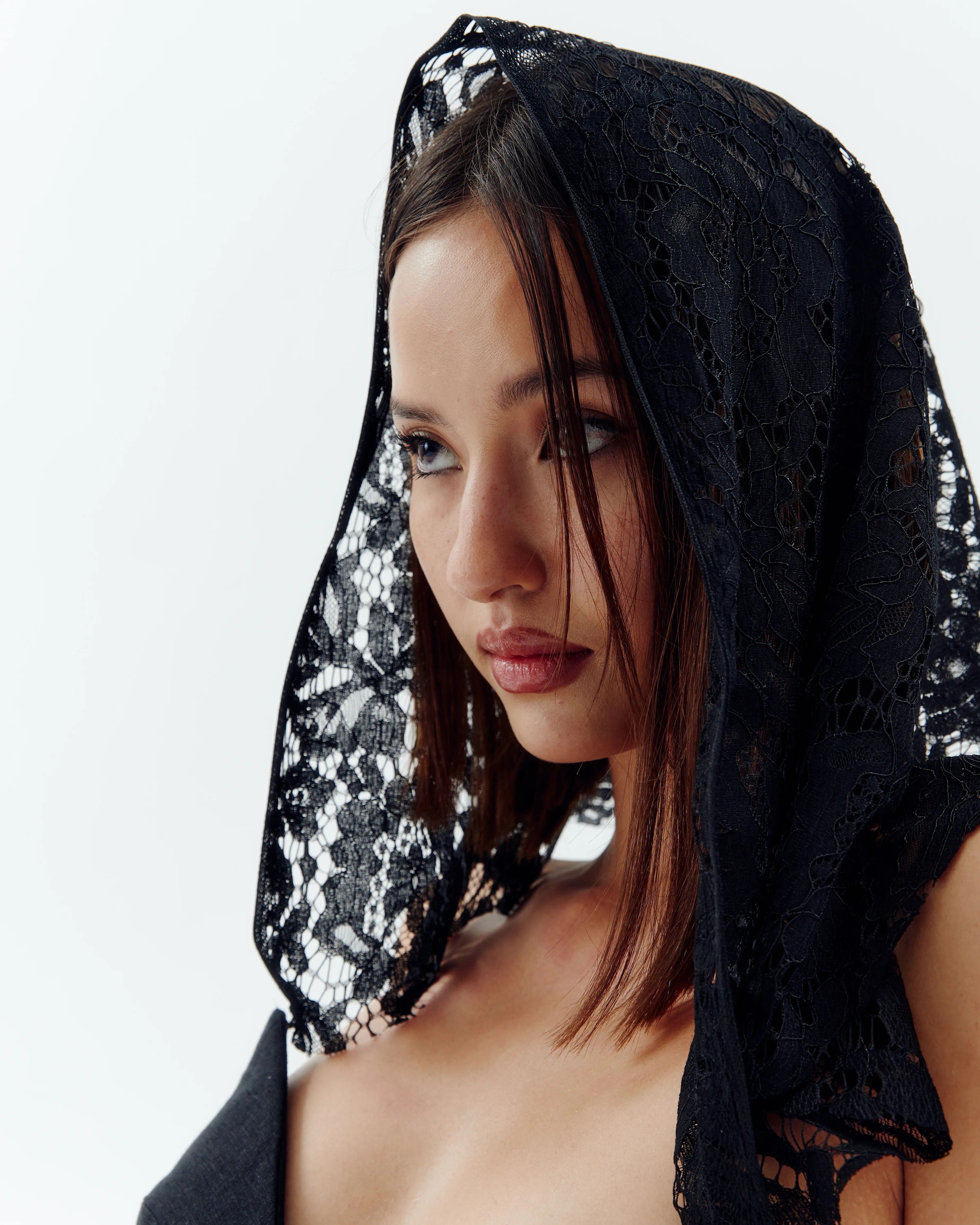 Maiden Corset + Laced Hood - Black - Image 6