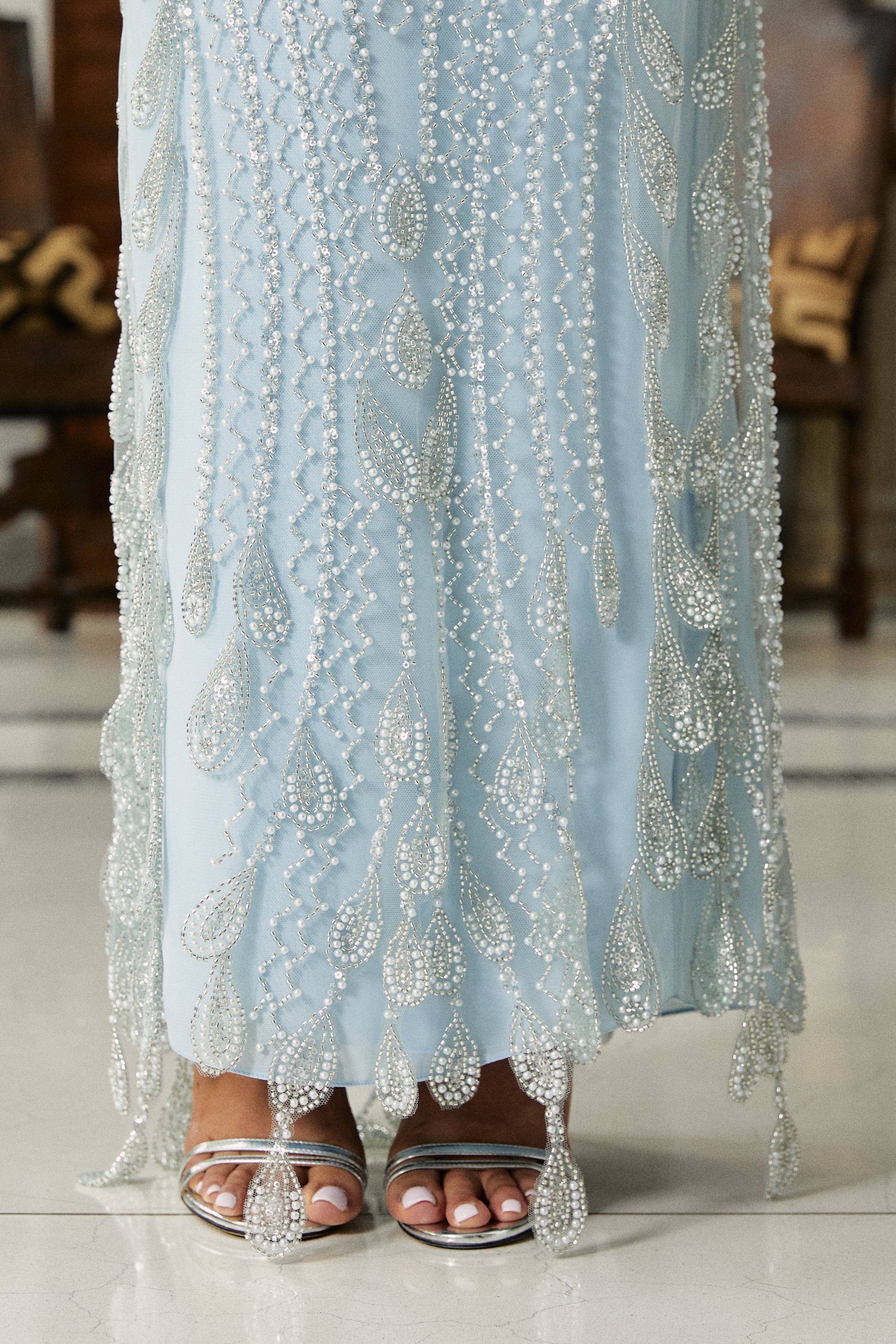 Massaya Maxi Dress Blue - Image 9