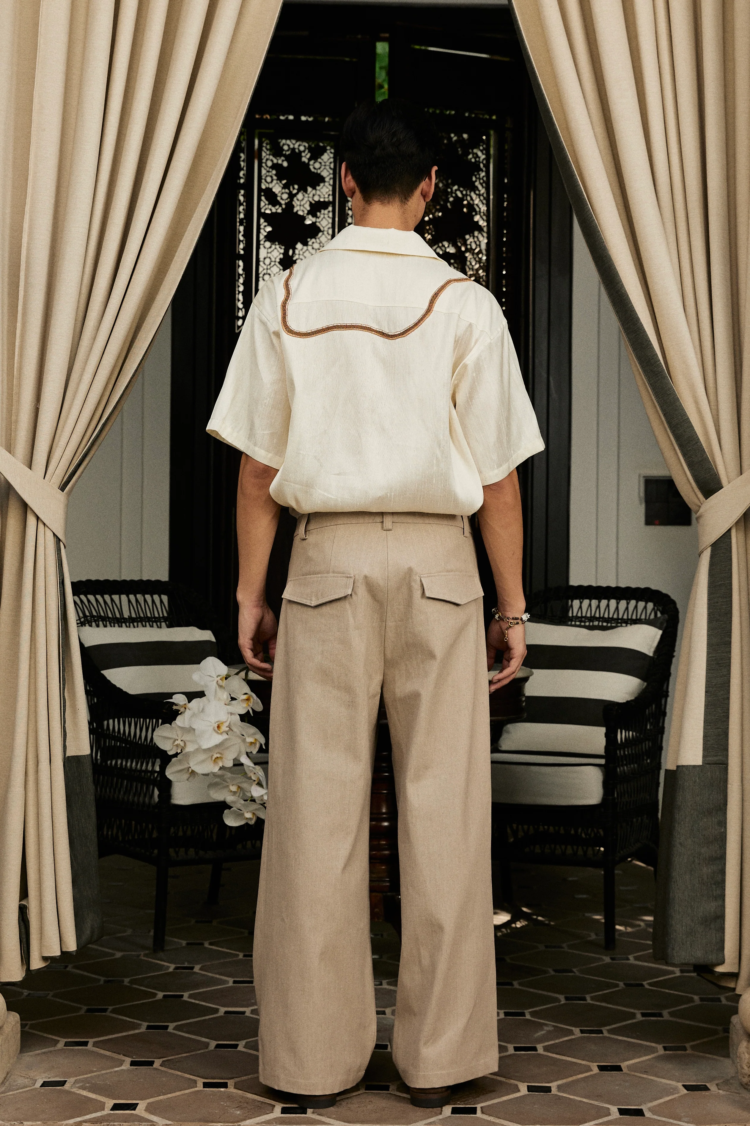 Rama Trousers Sand - Image 4