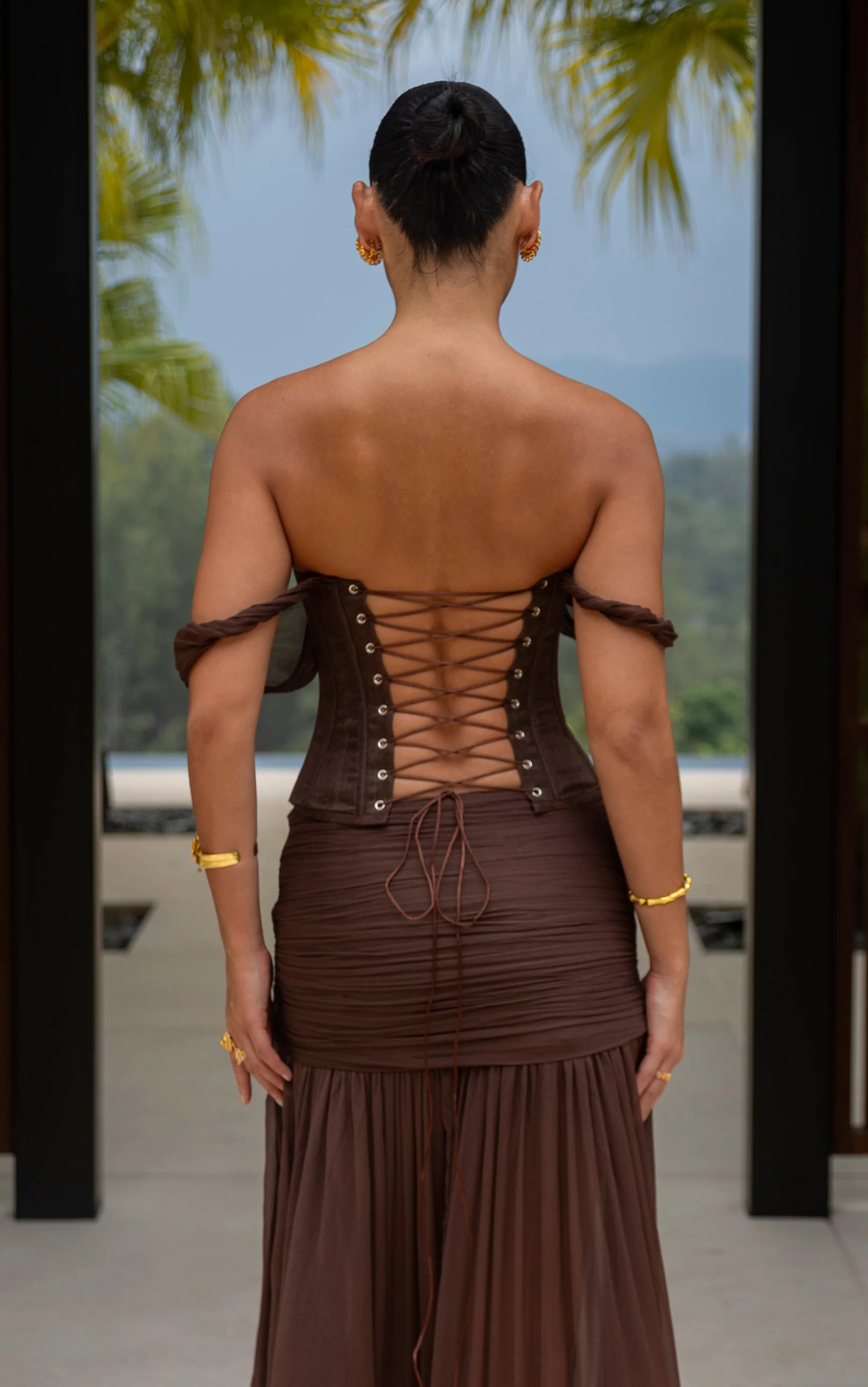 Saneha Corset Brown - Image 4