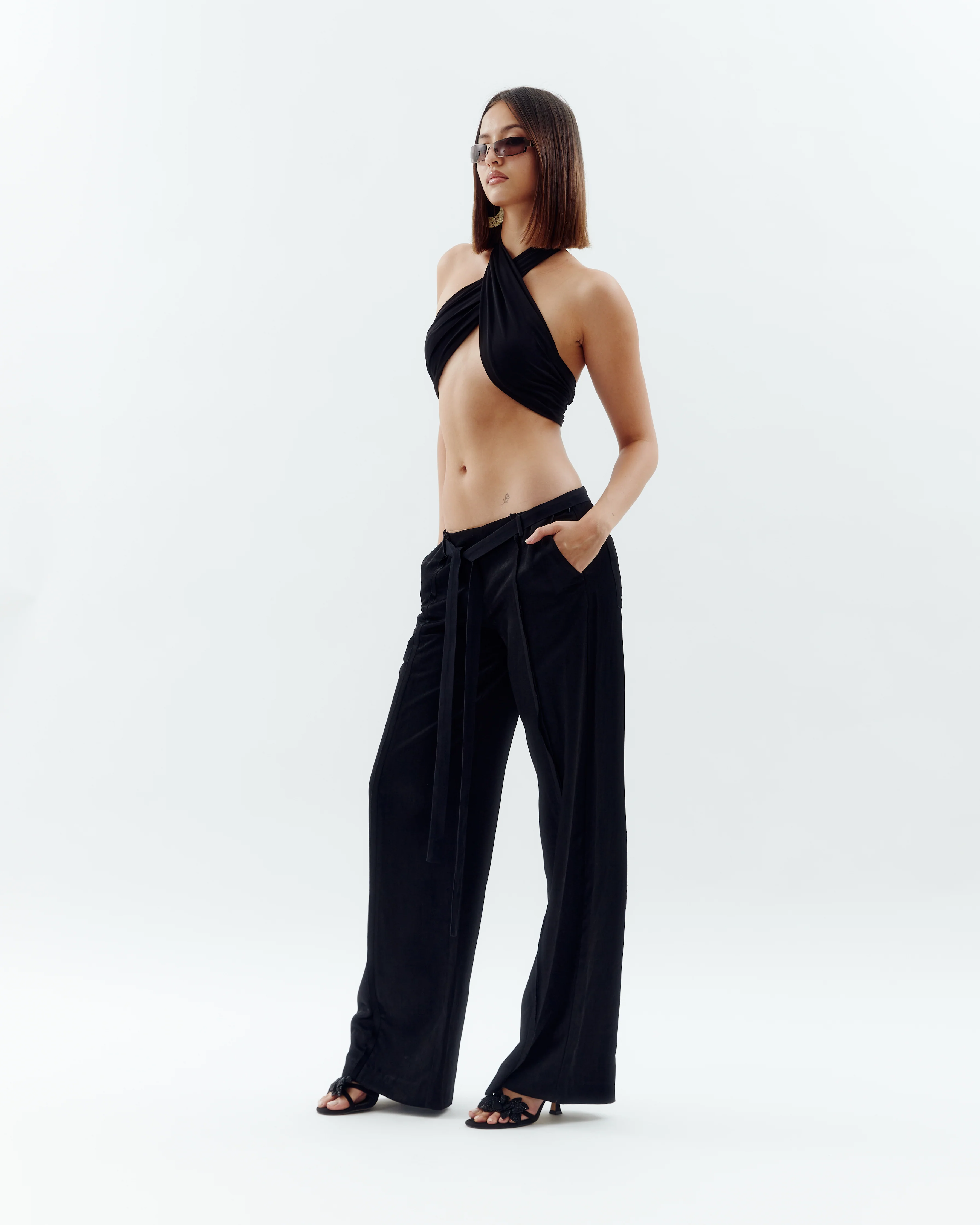 X Bandana Top - Black - Image 4